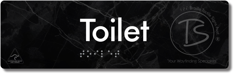 Toilet - Braille Tactile Signs Aust.