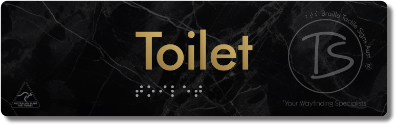 Toilet - Braille Tactile Signs Aust.