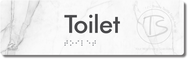 Toilet - Braille Tactile Signs Aust.