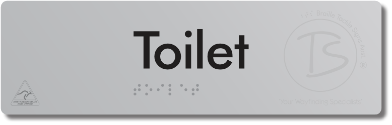 Toilet - Braille Tactile Signs Aust.