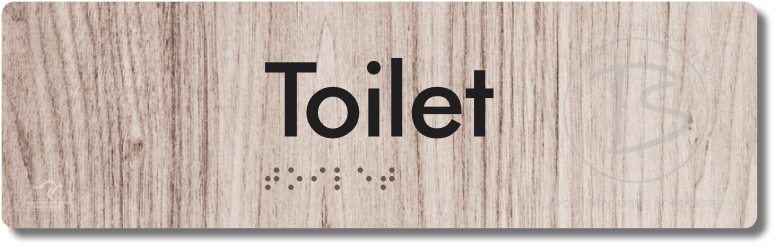 Toilet - Braille Tactile Signs Aust.