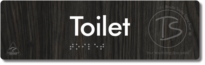 Toilet - Braille Tactile Signs Aust.
