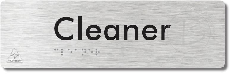 Cleaner - Braille Tactile Signs Aust.
