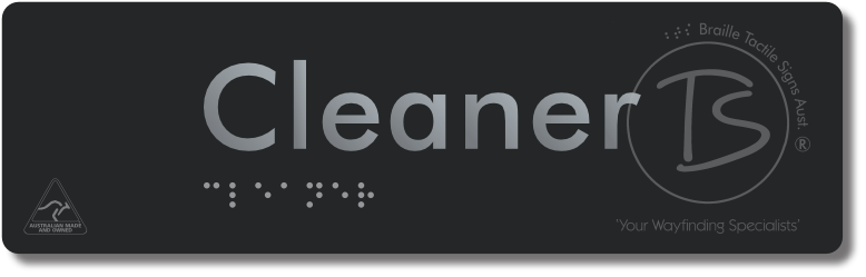 Cleaner - Braille Tactile Signs Aust.