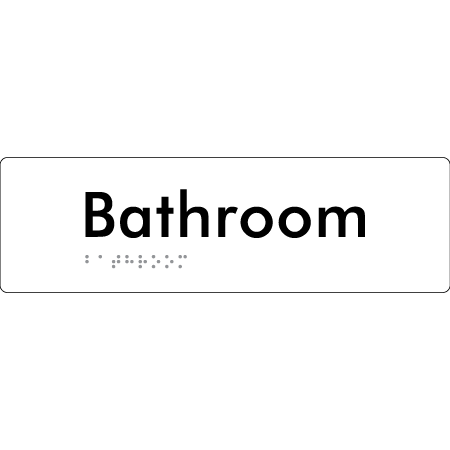 Bathroom - Braille Tactile Signs Aust.