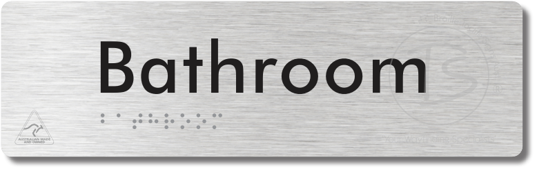 Bathroom - Braille Tactile Signs Aust.