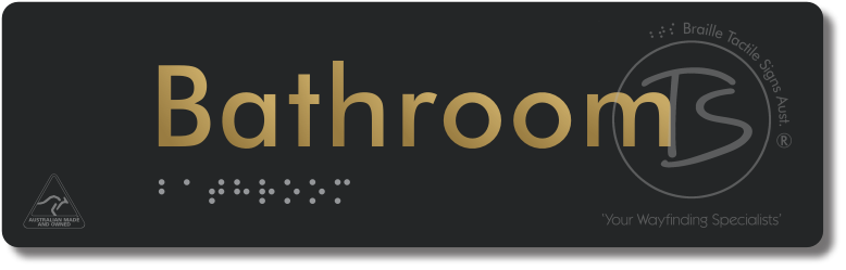 Bathroom - Braille Tactile Signs Aust.