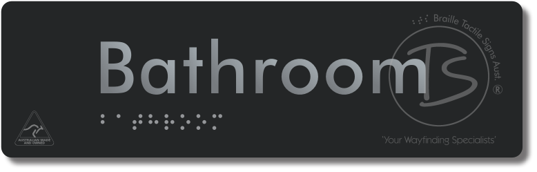 Bathroom - Braille Tactile Signs Aust.