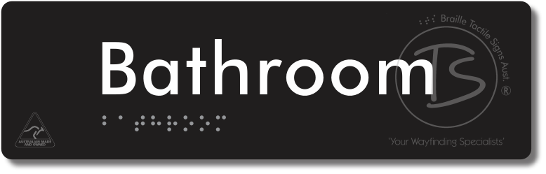 Bathroom - Braille Tactile Signs Aust.