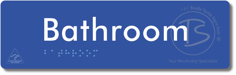 Bathroom - Braille Tactile Signs Aust.