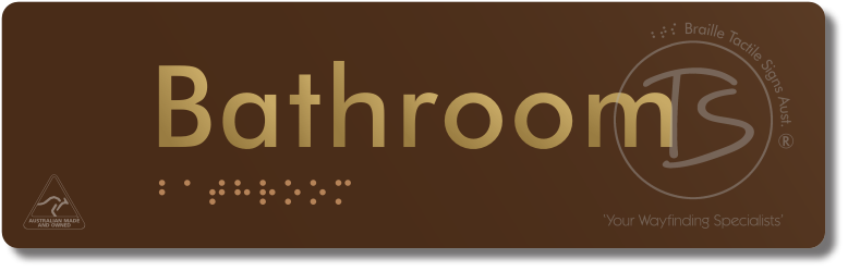 Bathroom - Braille Tactile Signs Aust.