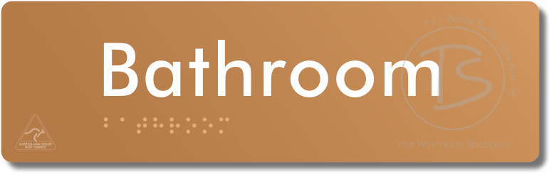 Bathroom - Braille Tactile Signs Aust.