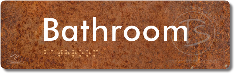 Bathroom - Braille Tactile Signs Aust.