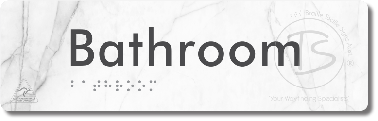 Bathroom - Braille Tactile Signs Aust.