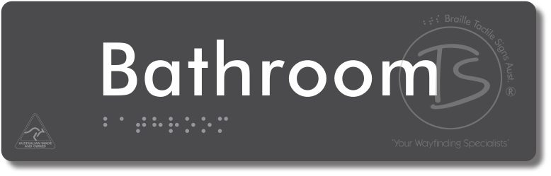 Bathroom - Braille Tactile Signs Aust.