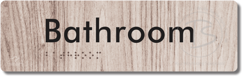 Bathroom - Braille Tactile Signs Aust.