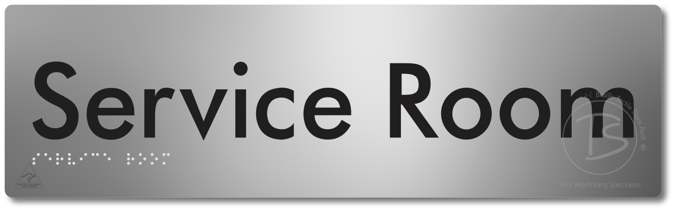 Service Room - Braille Tactile Signs Aust.