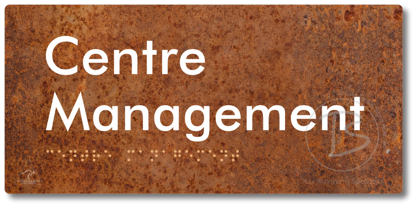 Centre Management - Braille Tactile Signs Aust.