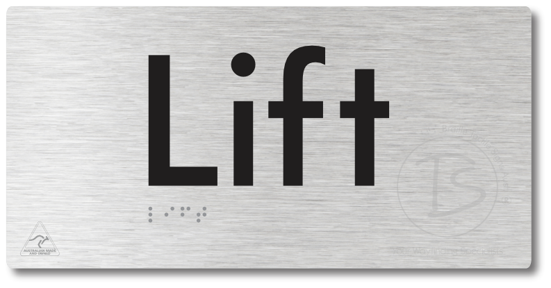 Lift - Braille Tactile Signs Aust.