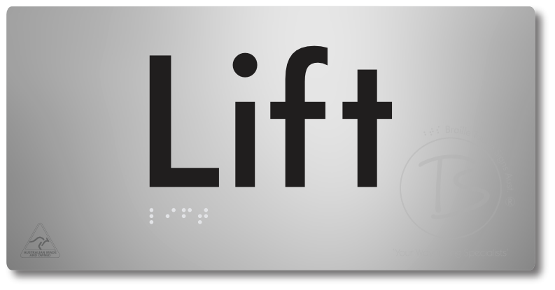 Lift - Braille Tactile Signs Aust.