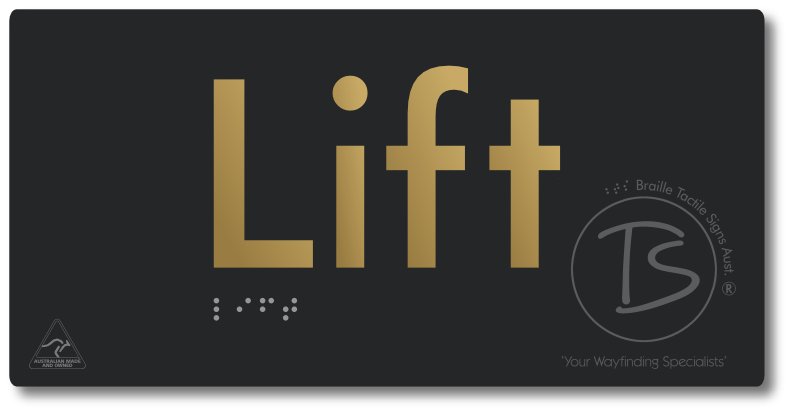 Lift - Braille Tactile Signs Aust.