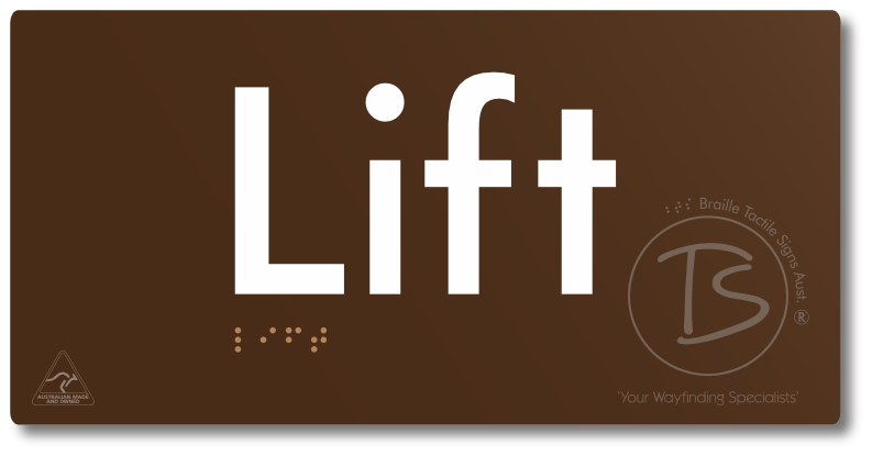 Lift - Braille Tactile Signs Aust.