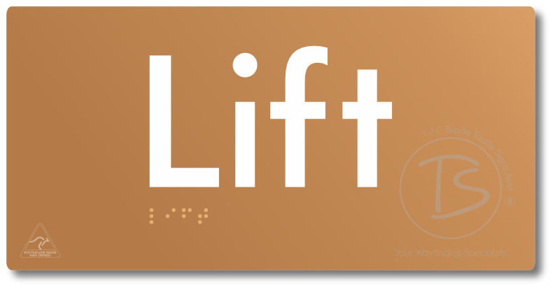 Lift - Braille Tactile Signs Aust.