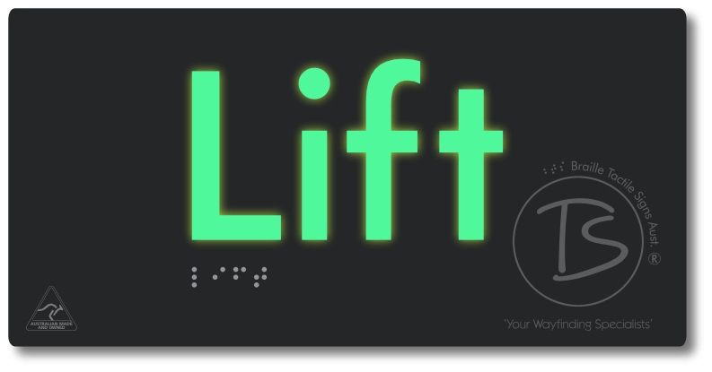 Lift - Braille Tactile Signs Aust.