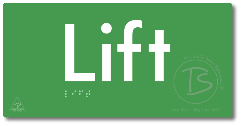 Lift - Braille Tactile Signs Aust.