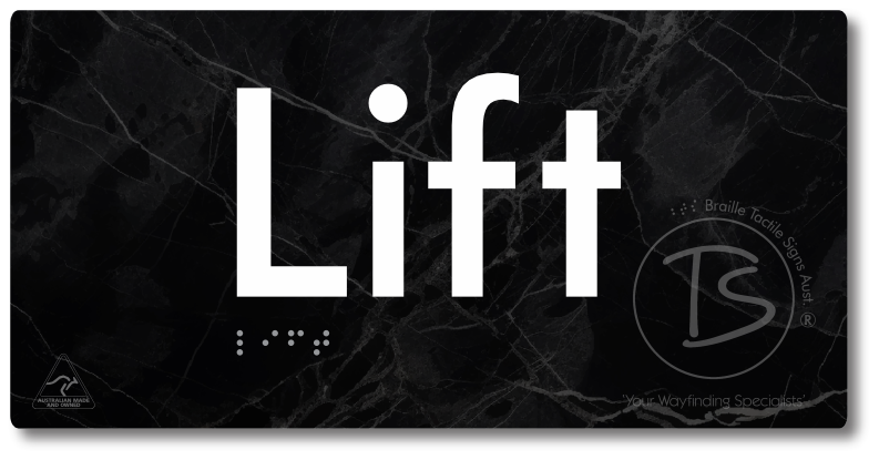 Lift - Braille Tactile Signs Aust.