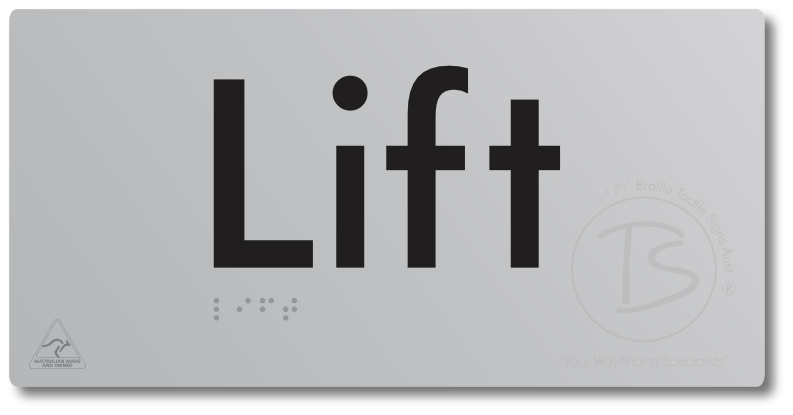 Lift - Braille Tactile Signs Aust.