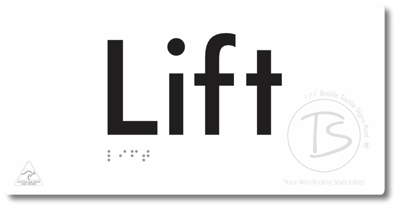 Lift - Braille Tactile Signs Aust.
