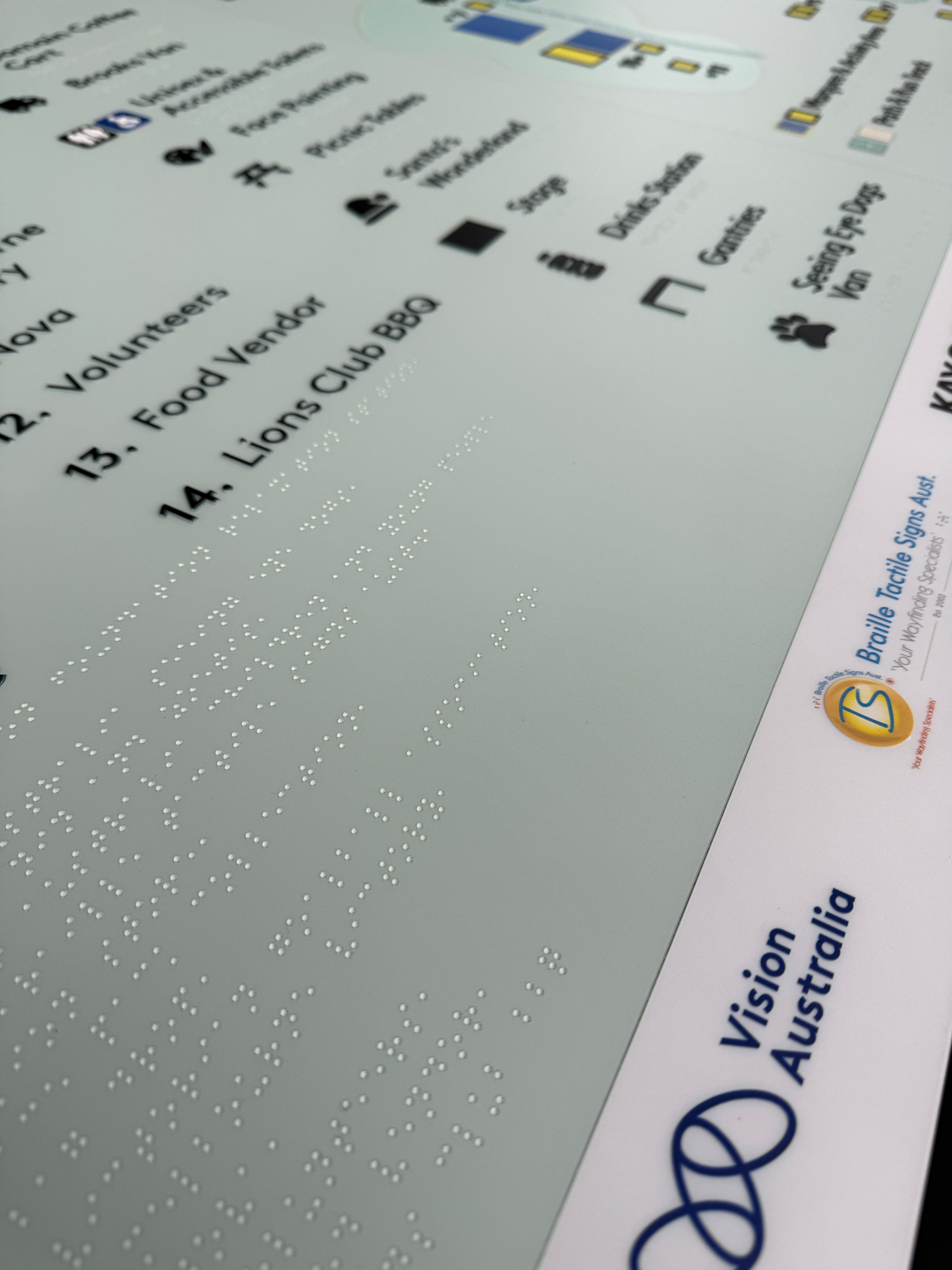 Braille Tactile Signs Aust.