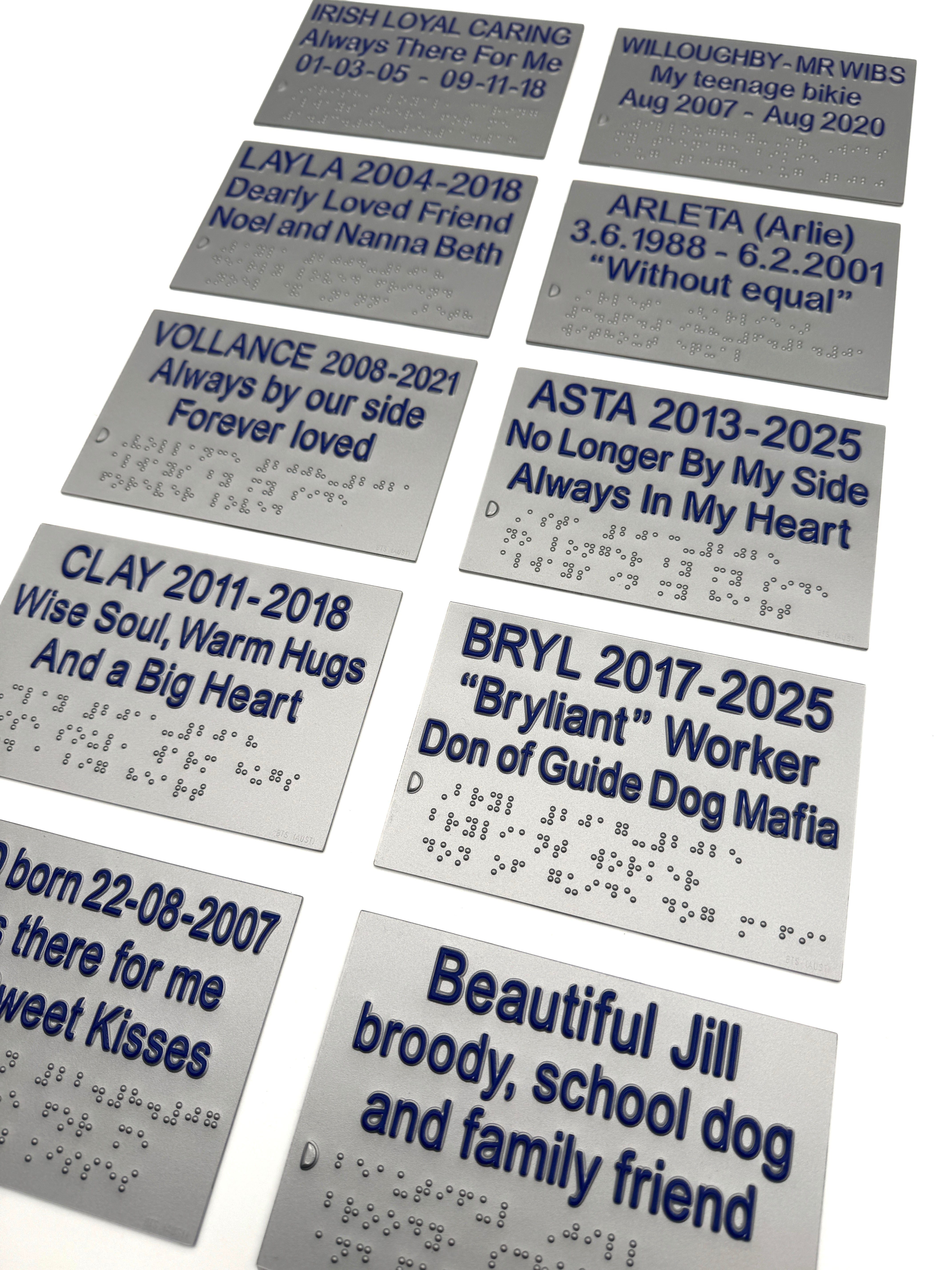 Braille Tactile Signs Aust.