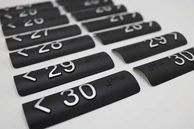 Hand Rail Buttons – Braille Tactile Signs Aust.