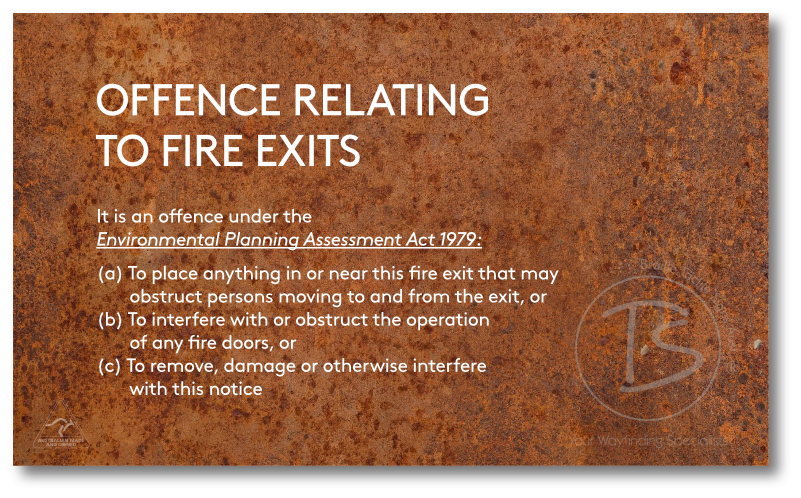 OFFENCES RELATING TO FIRE EXITS