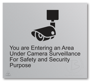 You are entering an area under camera surveillance…....'