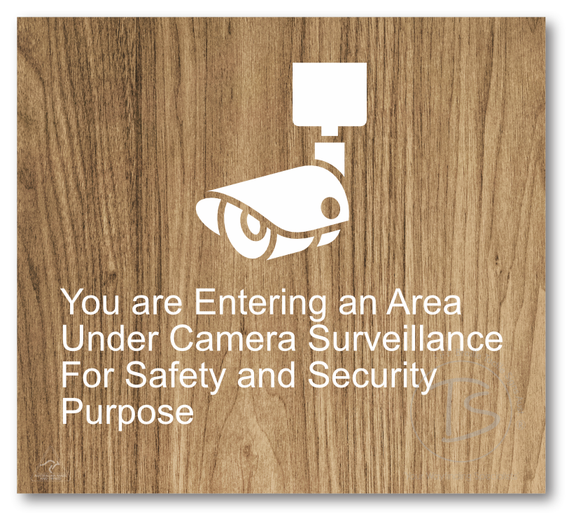 You are entering an area under camera surveillance…....'