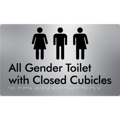 All Gender Toilet with Closed Cubicles