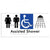 Assisted Unisex Shower