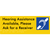Hearing Assistance Available, Please Ask for a Receiver