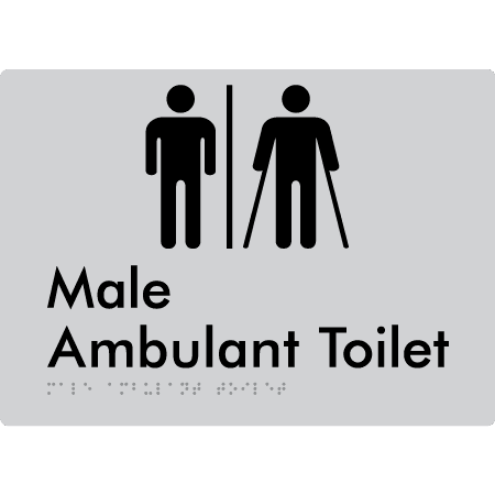 Male Ambulant Toilet with Air Lock