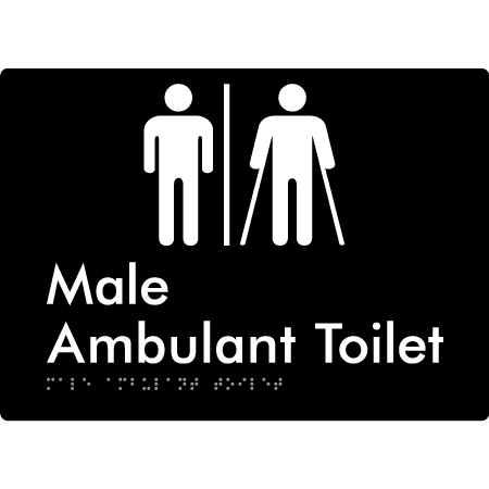 Male Ambulant Toilet with Air Lock