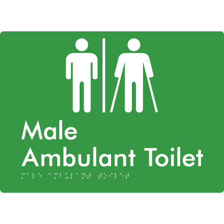 Male Ambulant Toilet with Air Lock