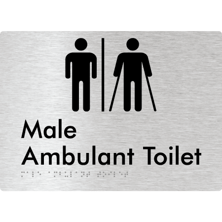 Male Ambulant Toilet with Air Lock