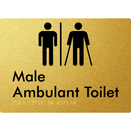 Male Ambulant Toilet with Air Lock