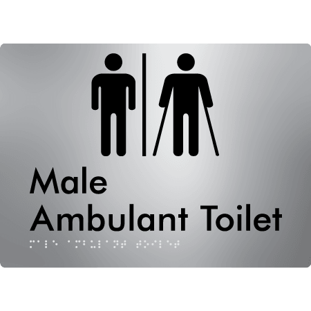 Male Ambulant Toilet with Air Lock