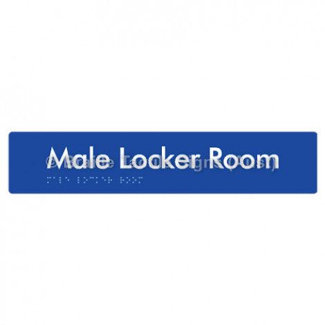 Female Change Room - Braille Tactile Signs (Aust) - BTS09n-blu - Fully Custom Signs - Fast Shipping - High Quality