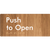 Push To Open