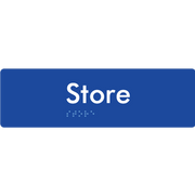 Braille Sign Store - Braille Tactile Signs Aust. - BTS433-blu - Custom Signs - Fast Shipping - High Quality - Australian Made &amp; Owned